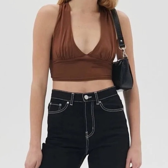 Urban Outfitters Tops - ☀️Urban Outfitters Women's Brown Crop-top☀️